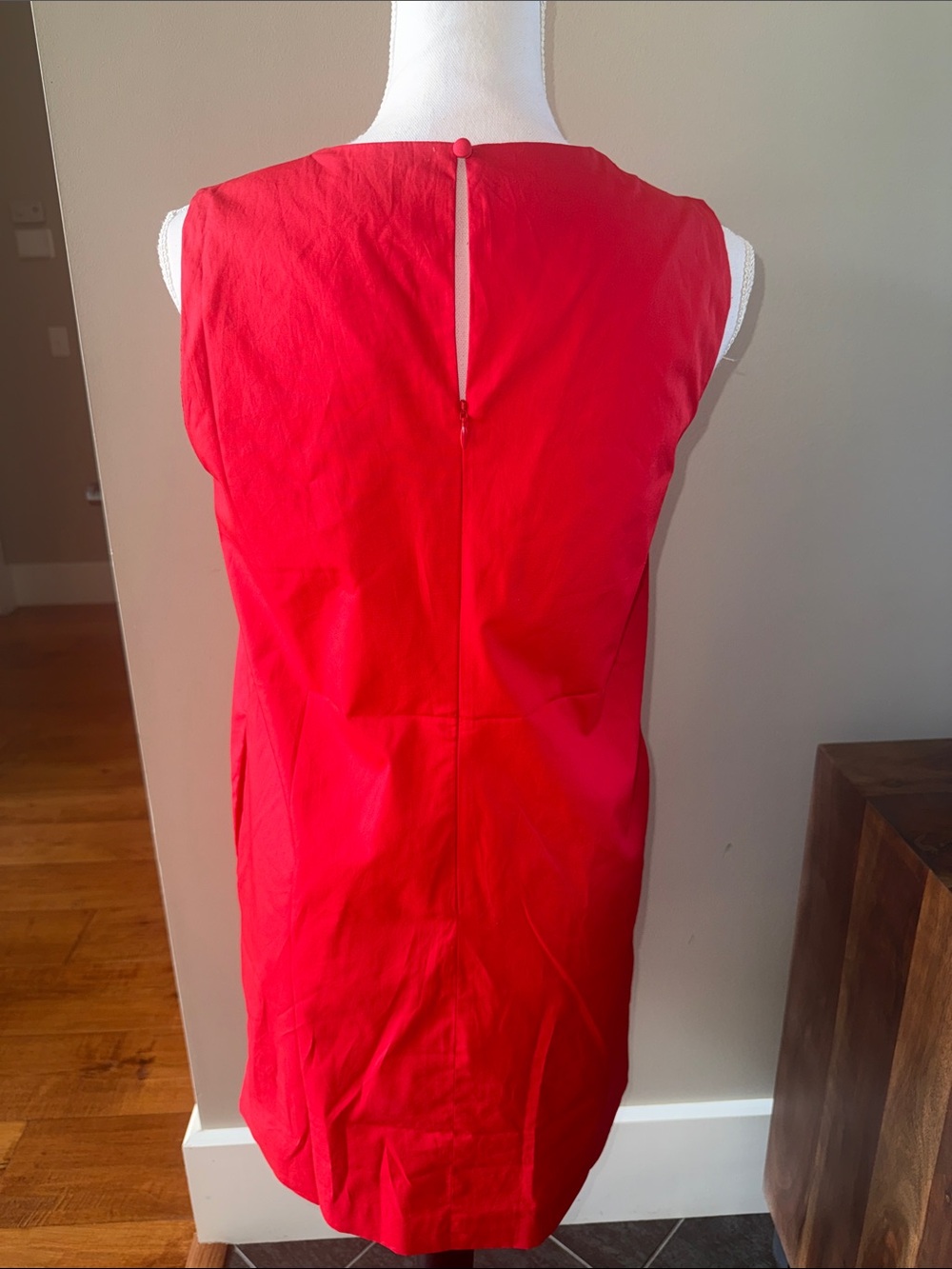 Sugarlips Elliana color block crew neck cotton shift dress  pink and red NWT - Picture 3 of 9